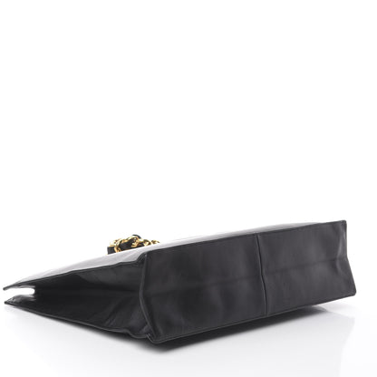 Chanel Lambskin CC Tote Black 3 of 10