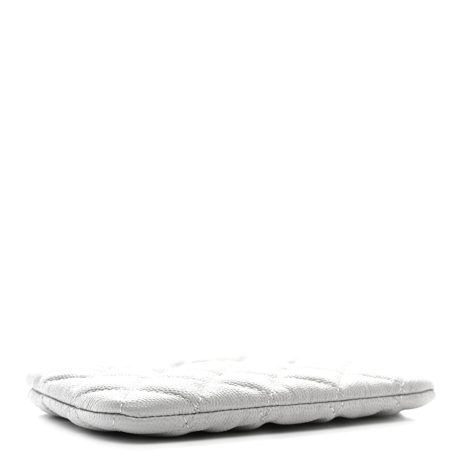 Chanel Caviar Quilted Small Cosmetic Case Grey 4 of 8