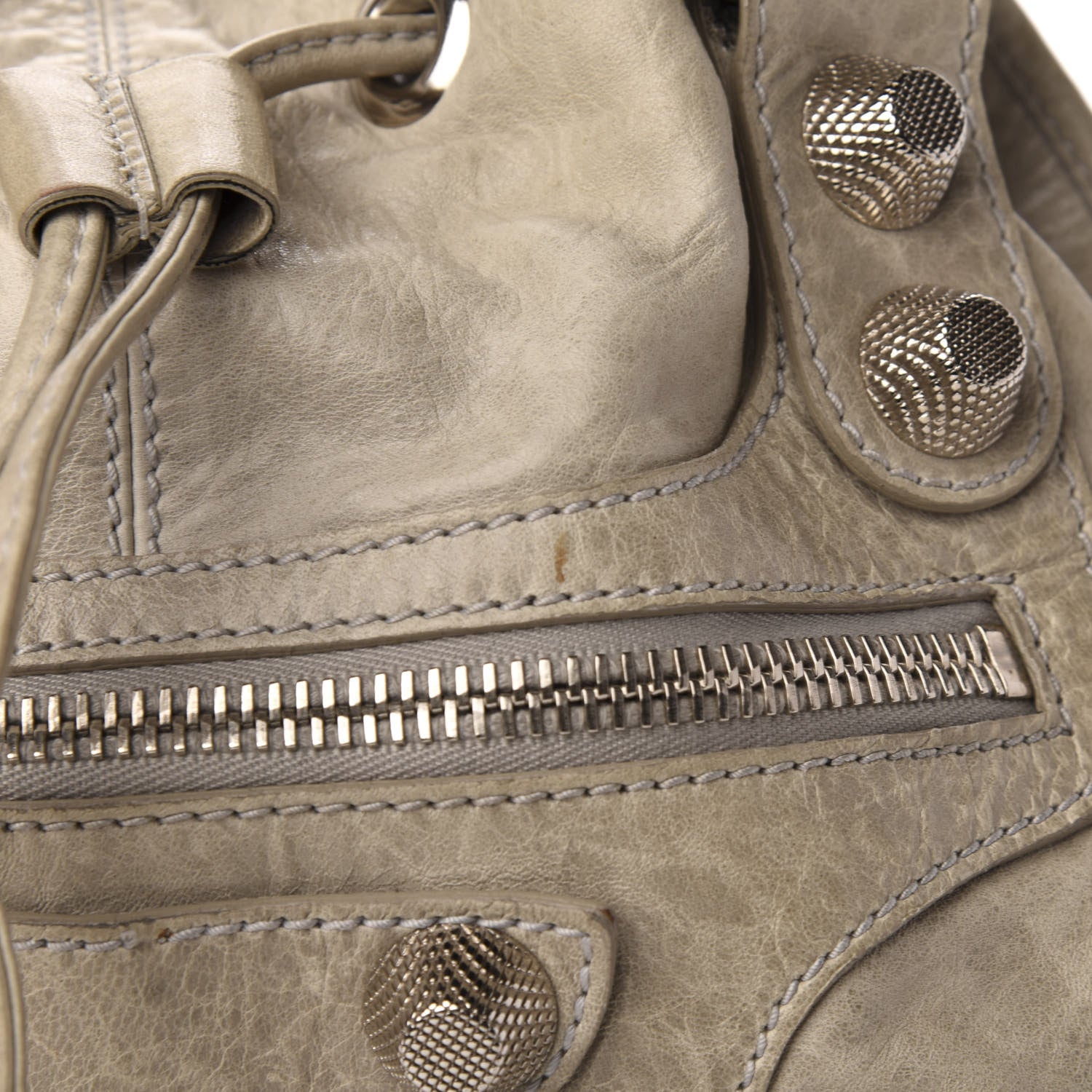 Balenciaga Agneau Giant 21 Silver Hardware Hardware Pompon Natural 11 of 18