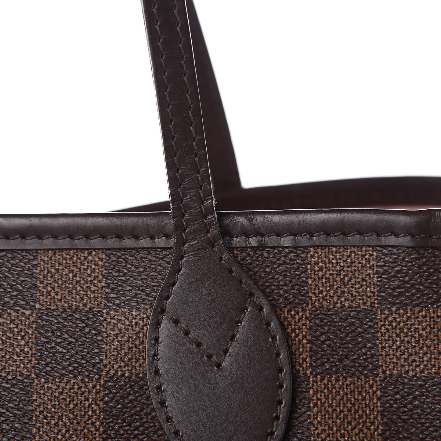 Damier Ebene Neo Neverfull MM Rose Ballerine