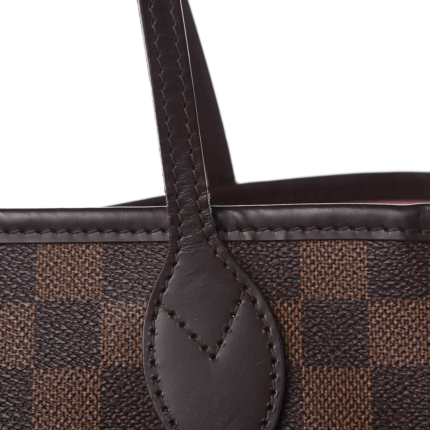 Louis Vuitton Damier Ebene Neo Neverfull MM Rose Ballerine 10 of 15