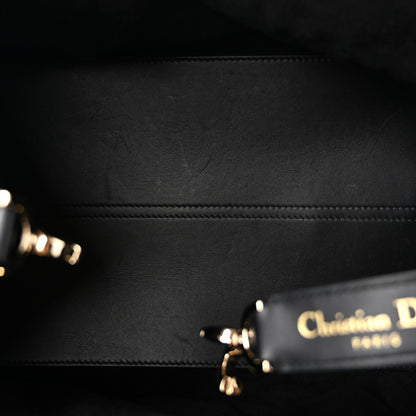 Christian Dior Calfskin Macrocannage Medium Toujours Black 6 of 11