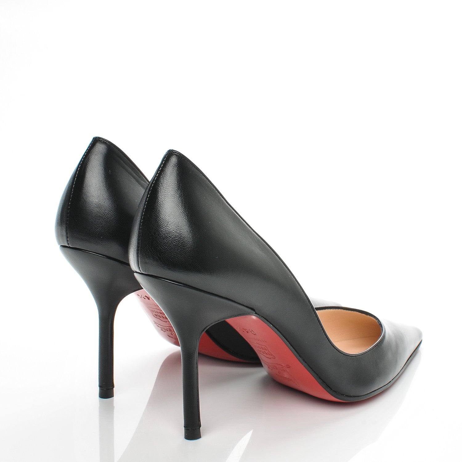 Christian Louboutin Kid Decoltissimo 85 Pumps 34.5 Black 4 of 7