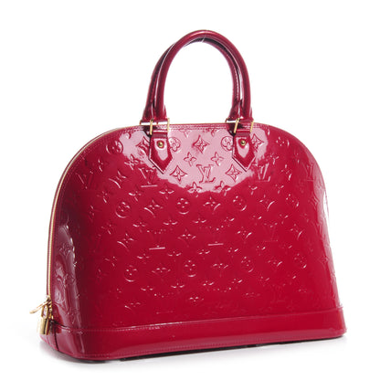 Louis Vuitton Vernis Alma GM Pomme D'Amour 3 of 7