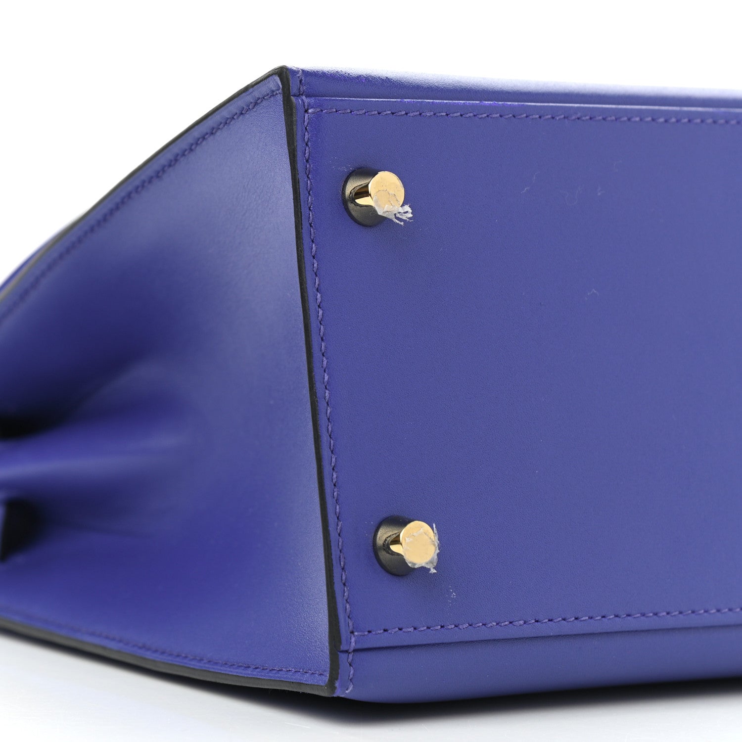 Hermes Tadelakt Kelly Sellier 28 Bleu Electrique 9 of 13