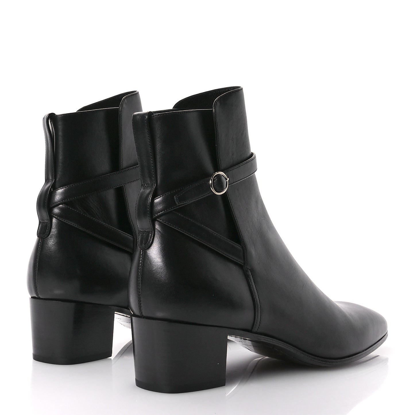 Calfskin Mens Terry 45 Boots 43 Black