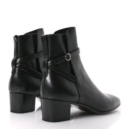 Saint Laurent Calfskin Mens Terry 45 Boots 43 Black 5 of 10