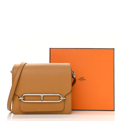 Hermes Evercolor Verso Mini Sac Roulis Caramel Bleu Brume 11 of 11