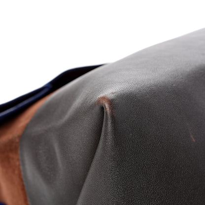 Celine Calfskin Suede All Soft Shoulder Bag Indigo 7 of 16