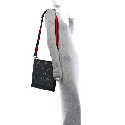 Gucci GG Supreme Monogram Tigers Web Messenger Bag Black Multicolor 2 of 10