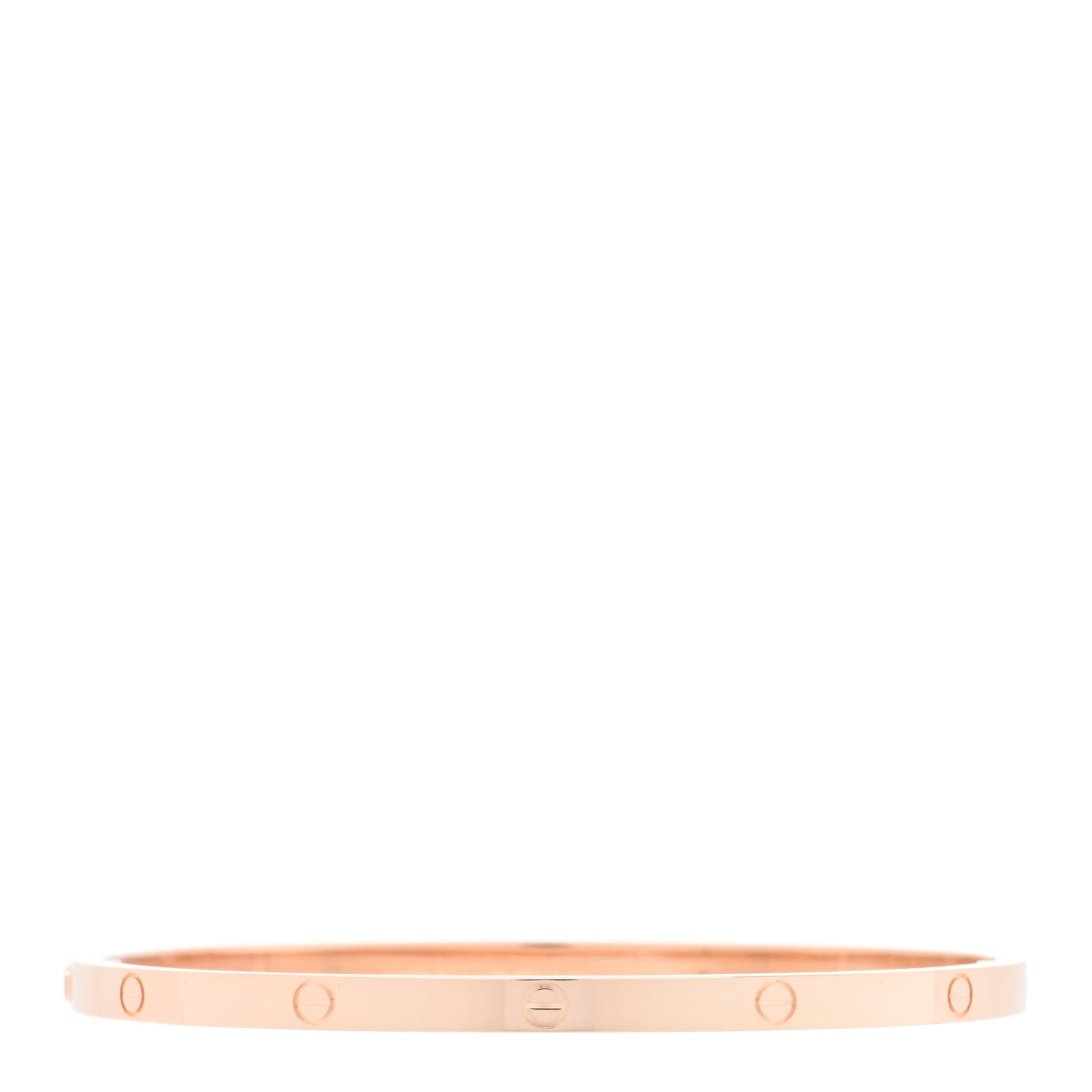 18K Pink Gold Small LOVE Bracelet 17
