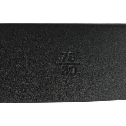 Chanel Calfskin Pearl Crystal CC Belt 75 30 Black 4 of 8