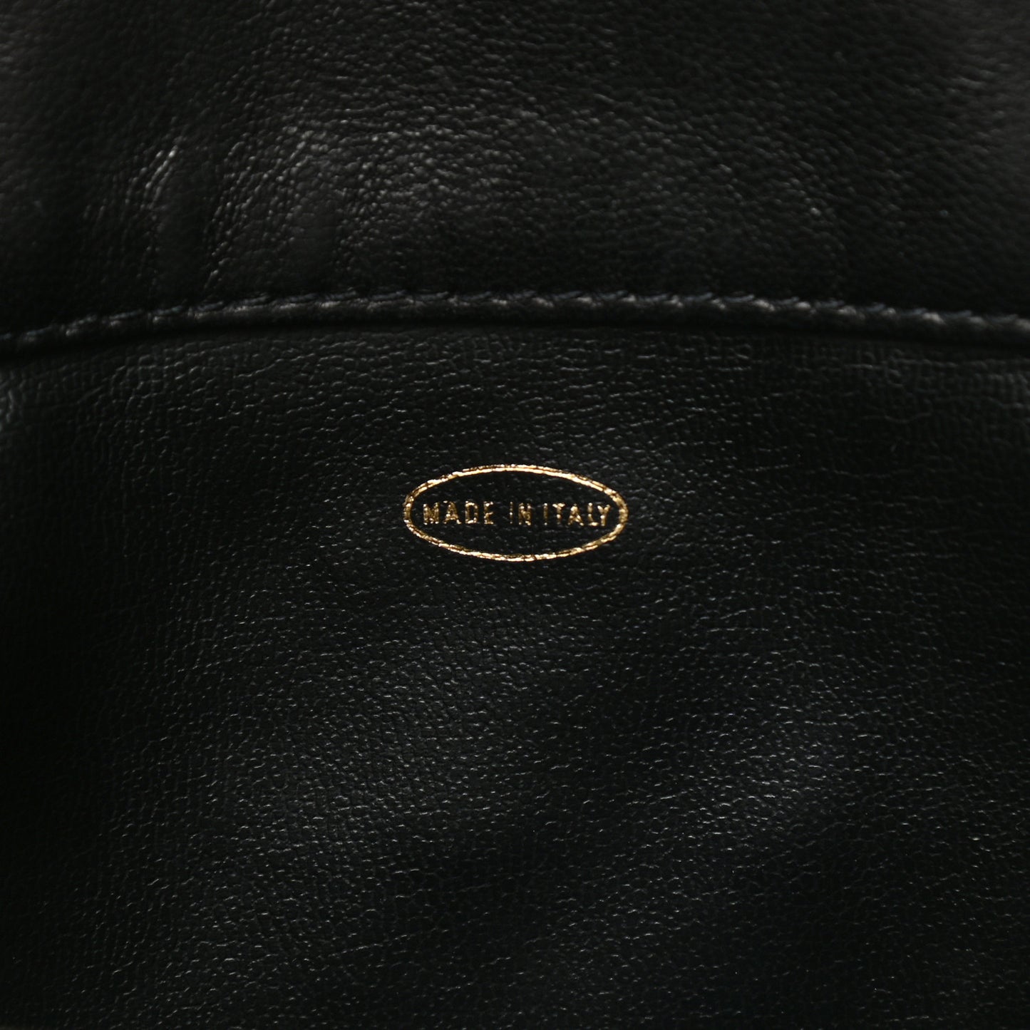 Lambskin Quilted CC Backpack Black
