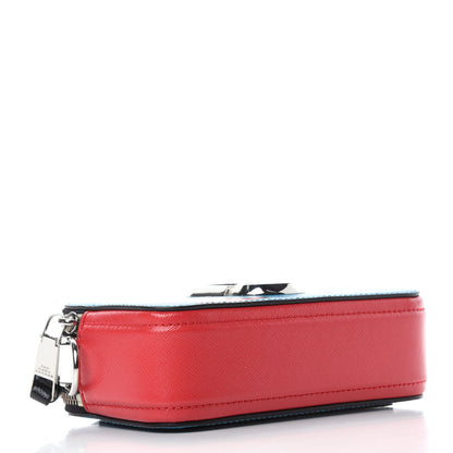 Marc Jacobs X Peanuts Saffiano Small Lucy Snapshot Camera Bag Blue Multi 4 of 10