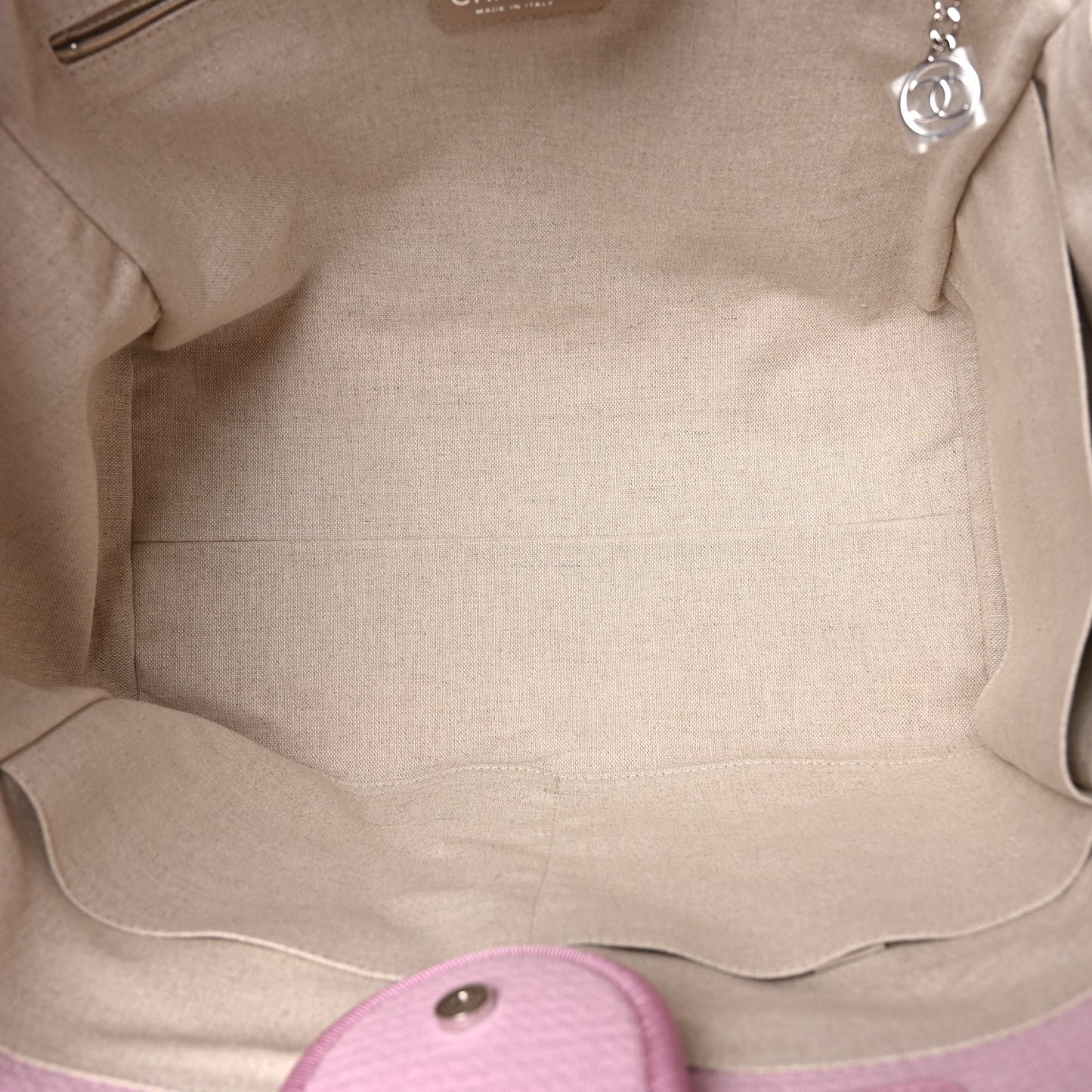 Mixed Fibers Medium Deauville Tote Dark Pink
