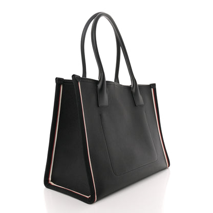 Christian Louboutin Grained Calfskin Large Nastroloubi Tote Black 2 of 11