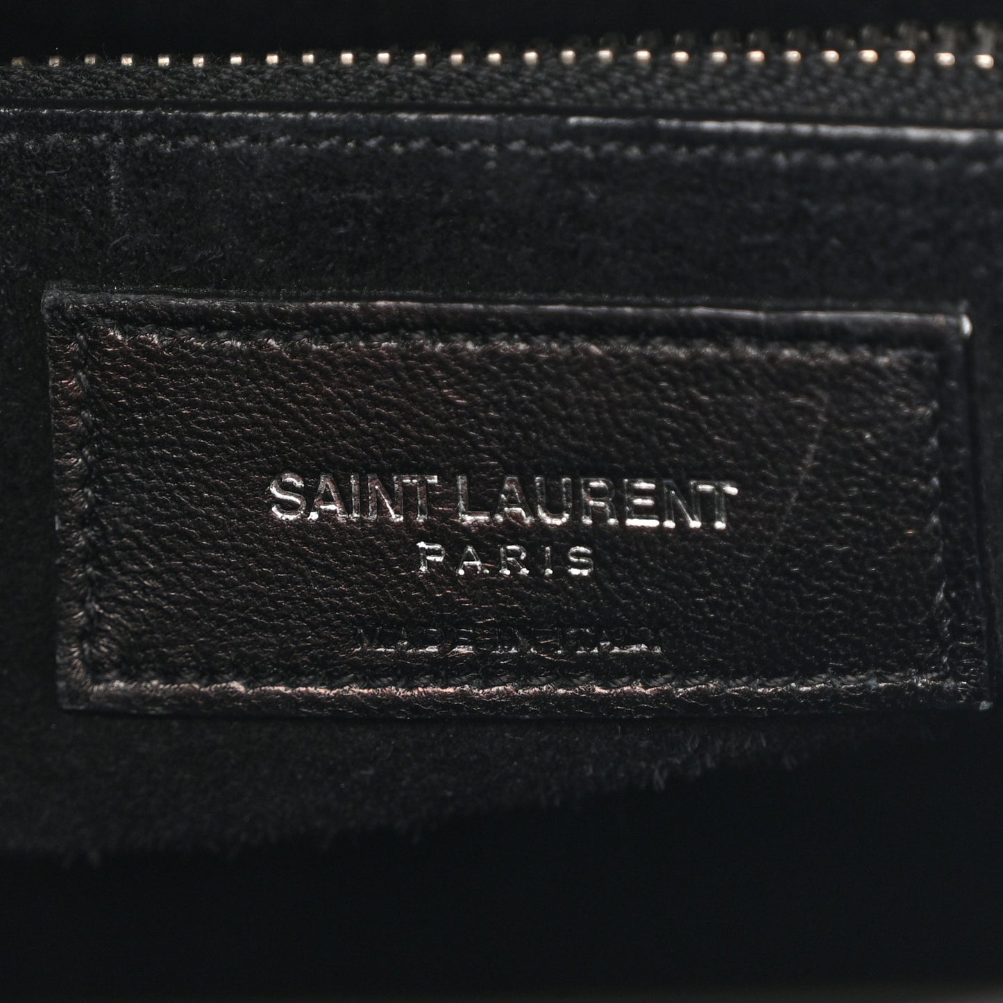 Calfskin Crocodile Embossed Small Sac de Jour Black