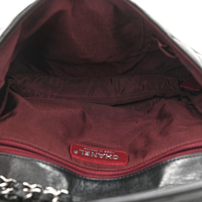 Chanel Lambskin Quilted Pile Ou Face Flap Black 5 of 11