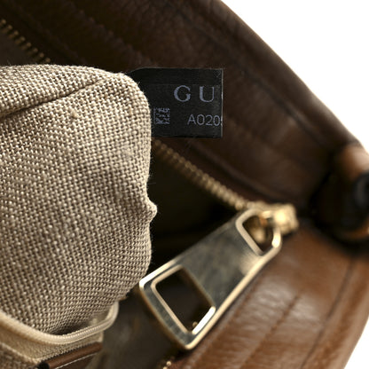 Gucci Monogram Small Bree Tote Beige Tabacco 8 of 11