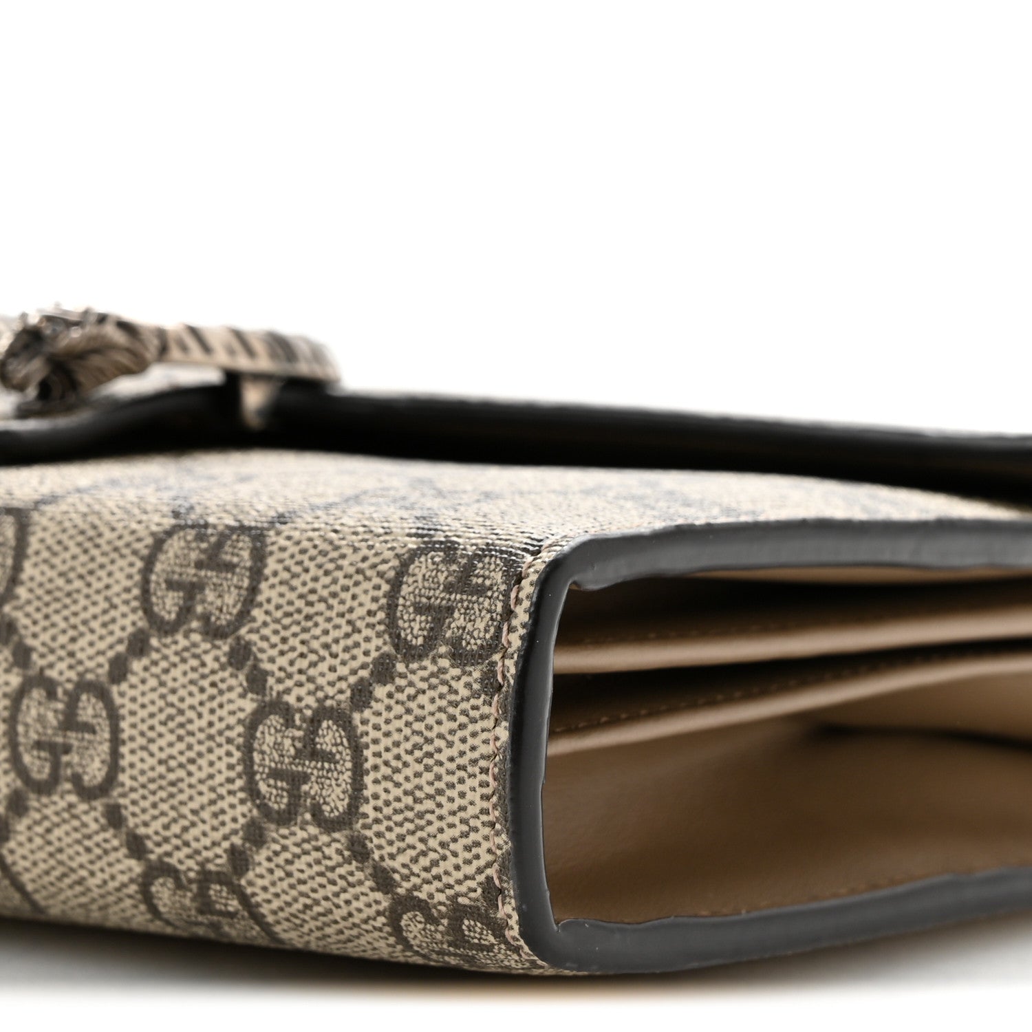Gucci GG Supreme Monogram Mini Dionysus Chain Wallet Beige Taupe 10 of 13