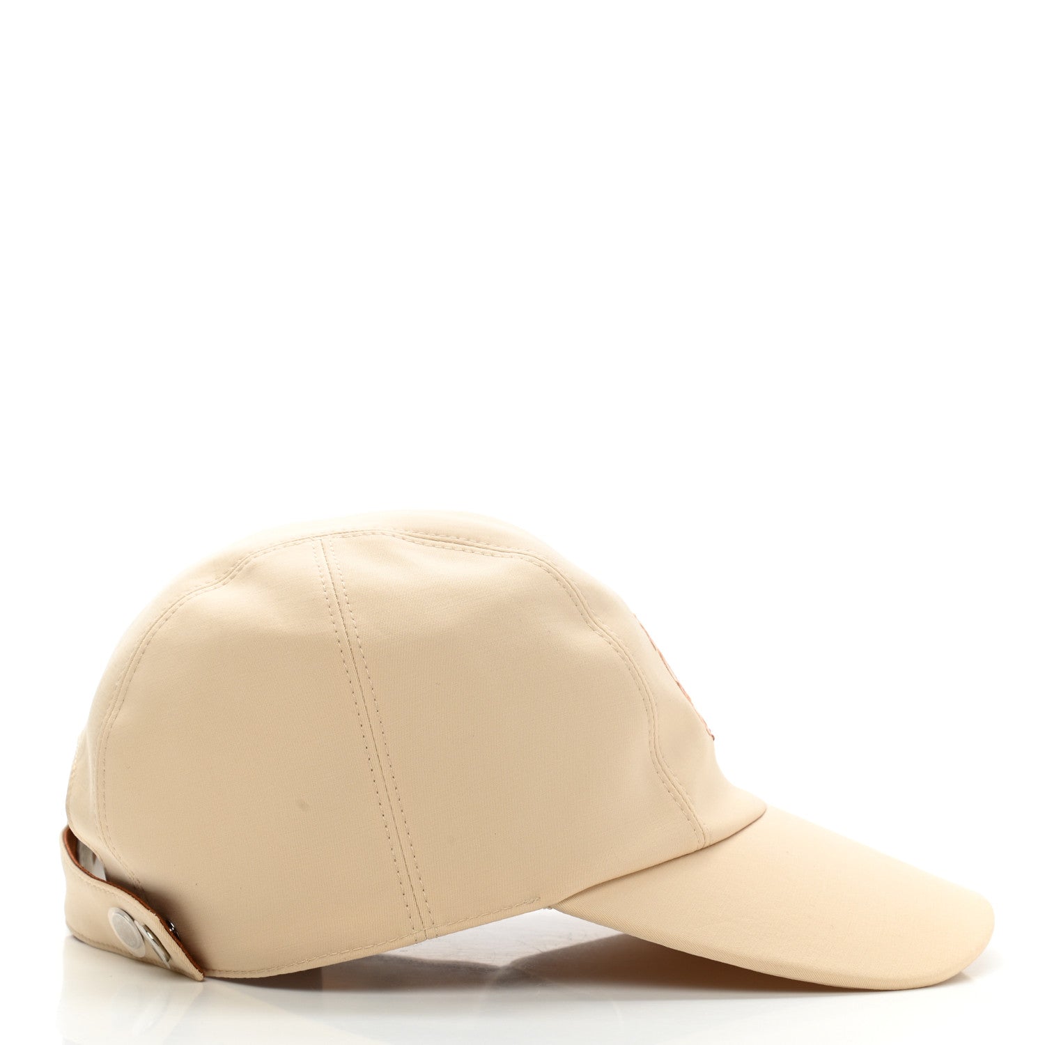 Hermes Cotton Davis H Primavera Hat 58 Blanc Creme 5 of 10