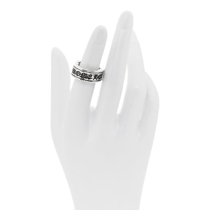 Chrome Hearts Sterling Silver Diamond Horseshoe Ring 48 4.5 2 of 8