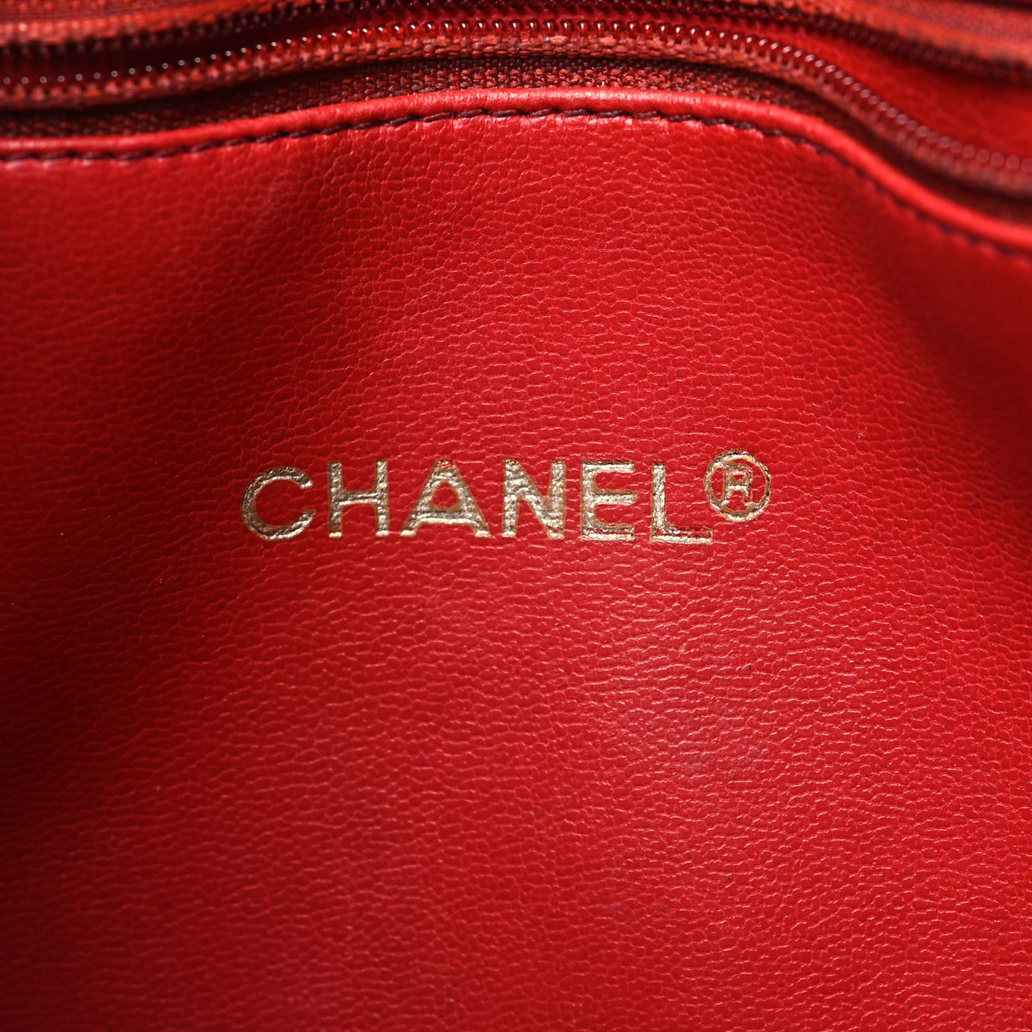 Lambskin Quilted Tote Red
