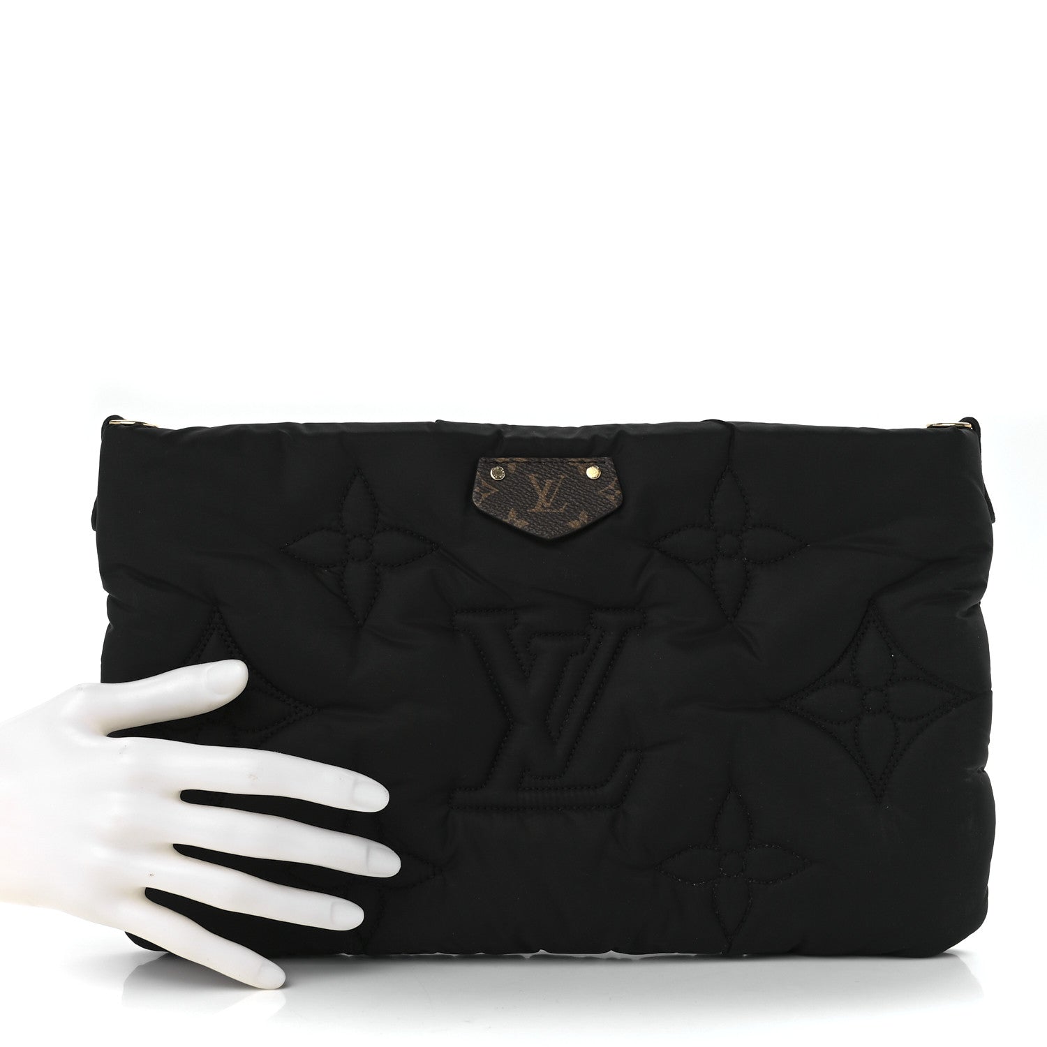 Louis Vuitton Econyl Monogram Pillow Maxi Multi Pochette Accessories Mini Pochette Black 2 of 10