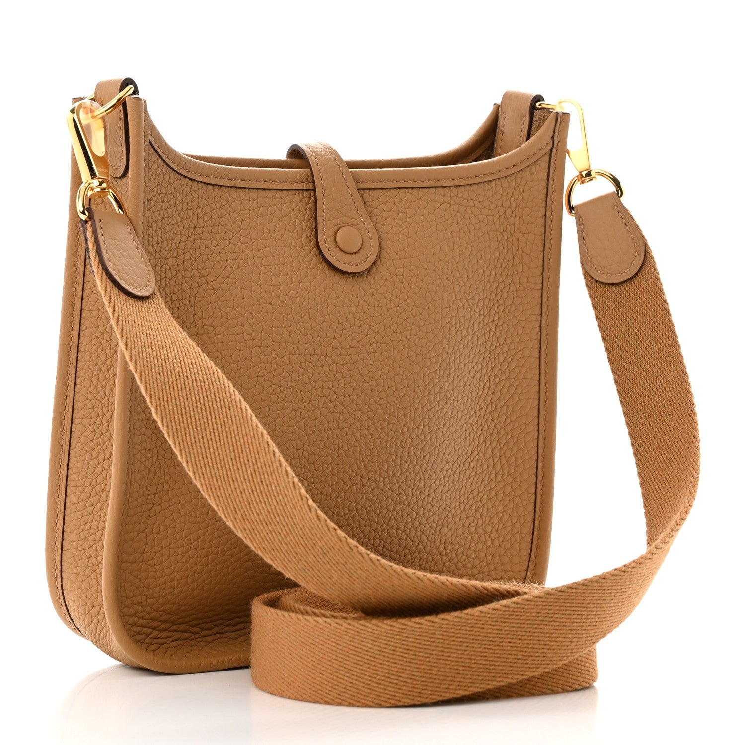 Hermes Taurillon Clemence Evelyne TPM Biscuit 3 of 10