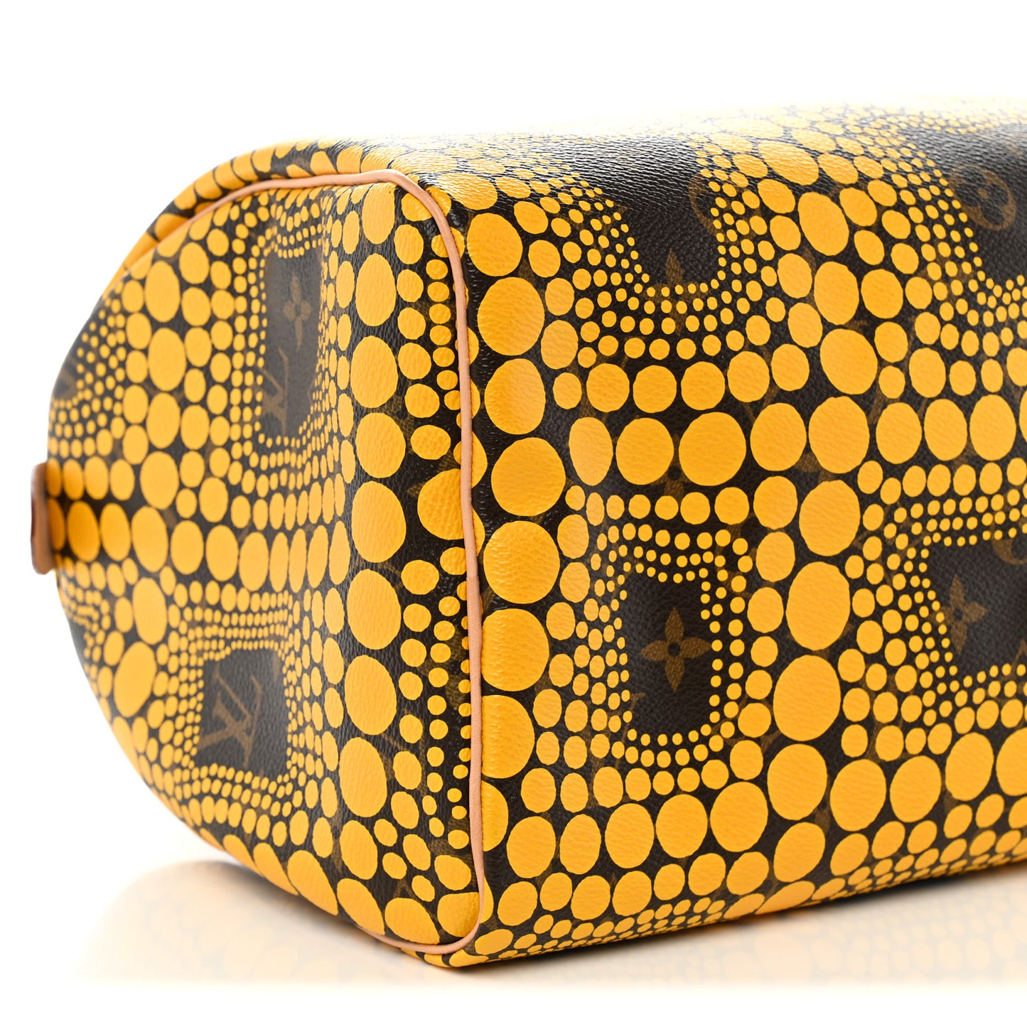 Monogram Kusama Town Speedy 30 Yellow