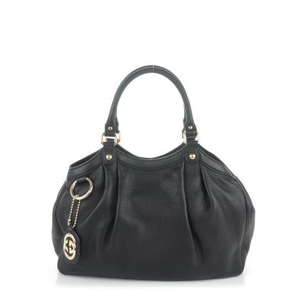 Gucci Calfskin Medium Sukey Tote Black 1 of 7
