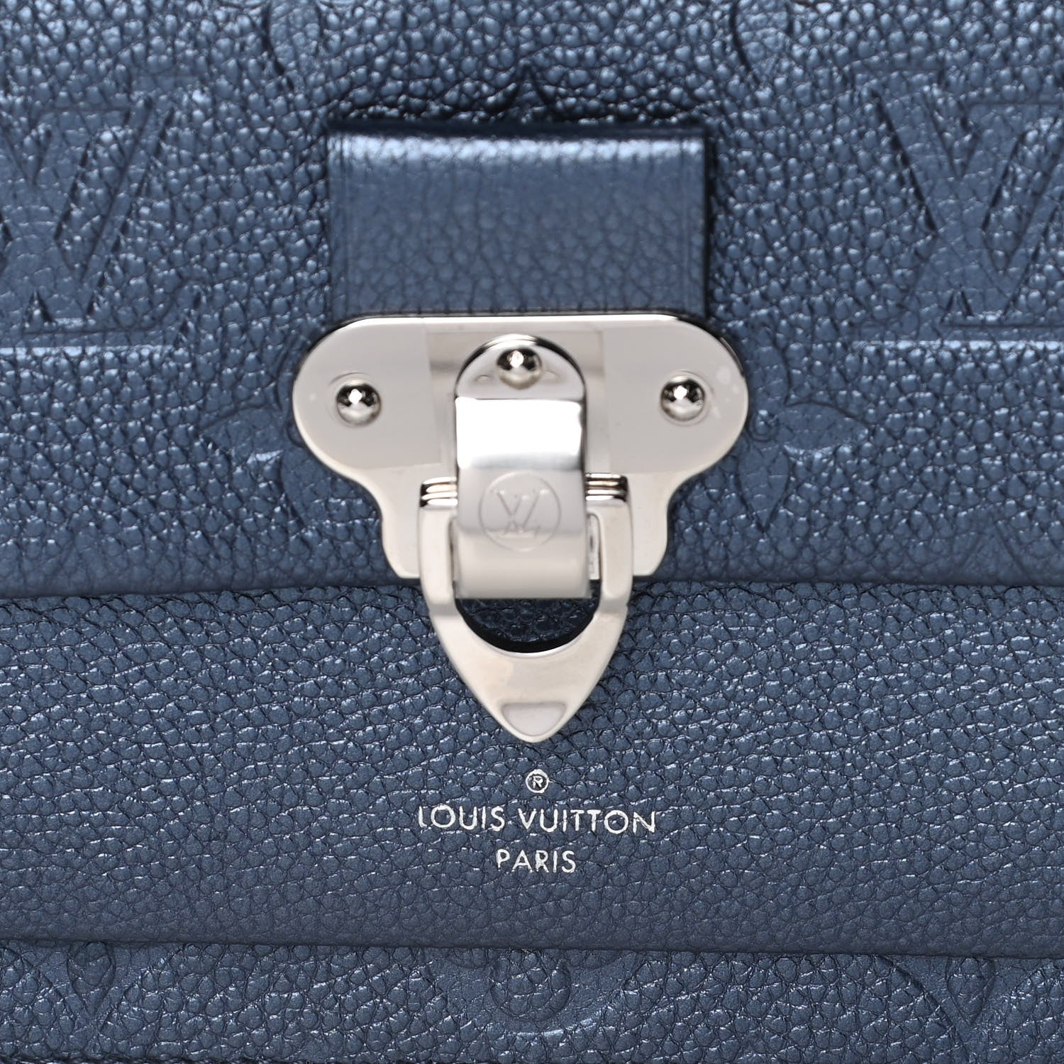 Louis Vuitton Metalli Empreinte Monogram Vavin Chain Wallet Navy Nacre 7 of 11