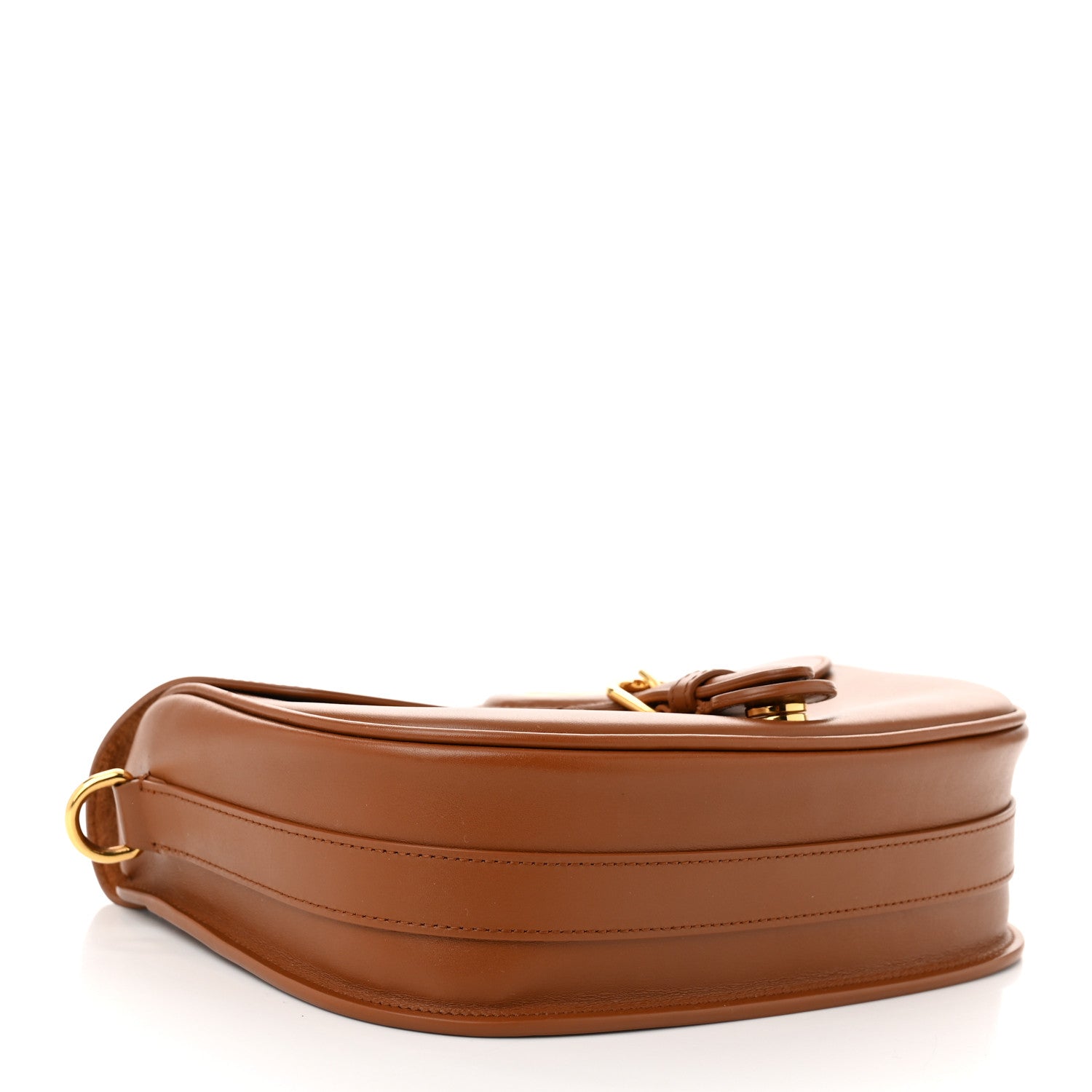 Christian Dior Box Calfskin Medium Bobby Flap Golden Saddle 4 of 10