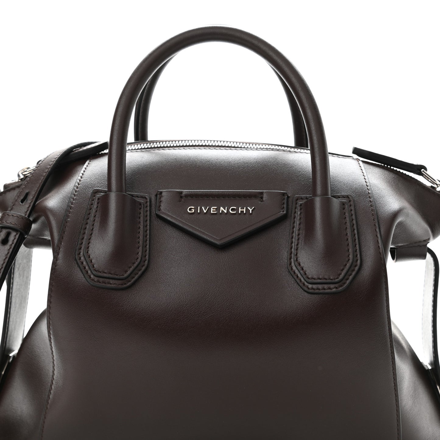 Smooth Calfskin Small Soft Antigona Dark Brown