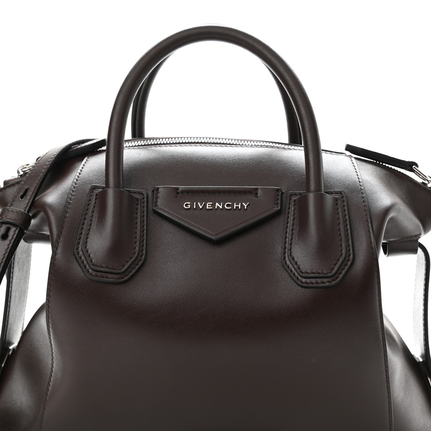 Givenchy Smooth Calfskin Small Soft Antigona Dark Brown 8 of 10