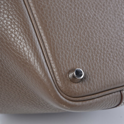 Hermes Taurillon Clemence Picotin Lock 18 PM Etoupe 16 of 17