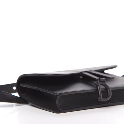 Christian Dior Ultra Matte Calfskin Saddle Belt Bag Black 6 of 9
