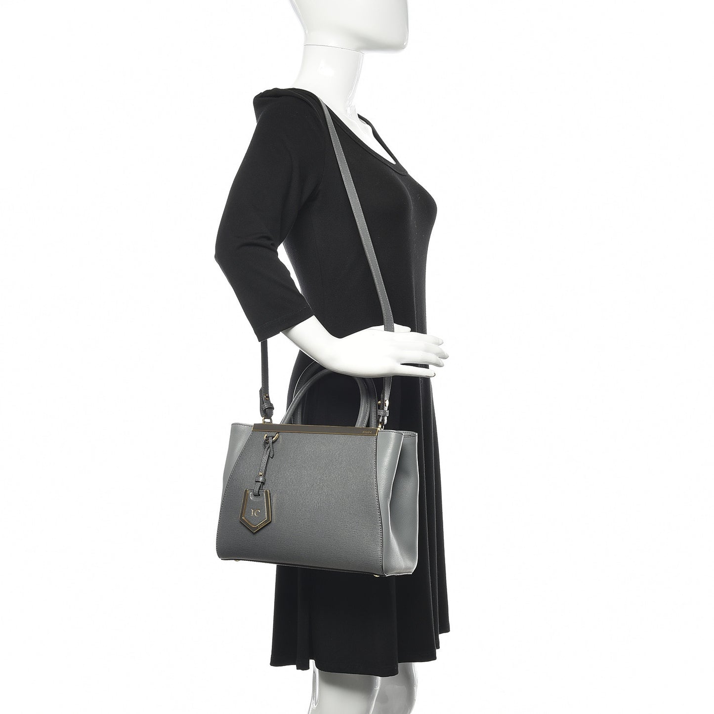 Vitello Elite Petite 2Jours Tote Grigio Grigio Chiaro