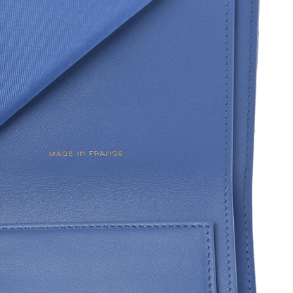 Chanel Caviar Quilted Compact Flap Wallet Blue 7 of 8