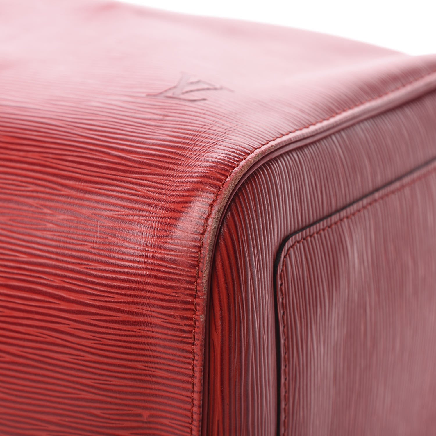 Louis Vuitton Epi Keepall 50 Castillan Red 10 of 19