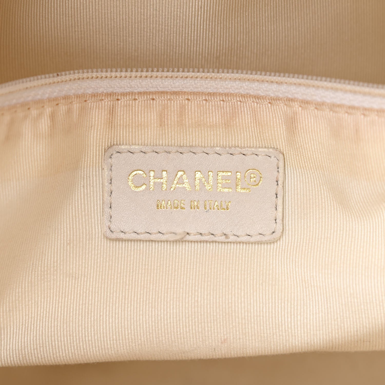 Chanel Calfskin Wild Stitch Top Handle Bag White 5 of 19