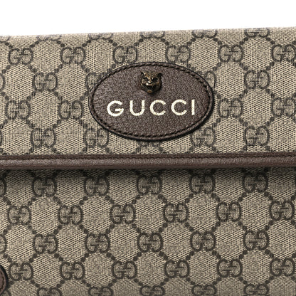 Gucci GG Supreme Monogram Neo Vintage Web Belt Bag Brown Brown 8 of 11