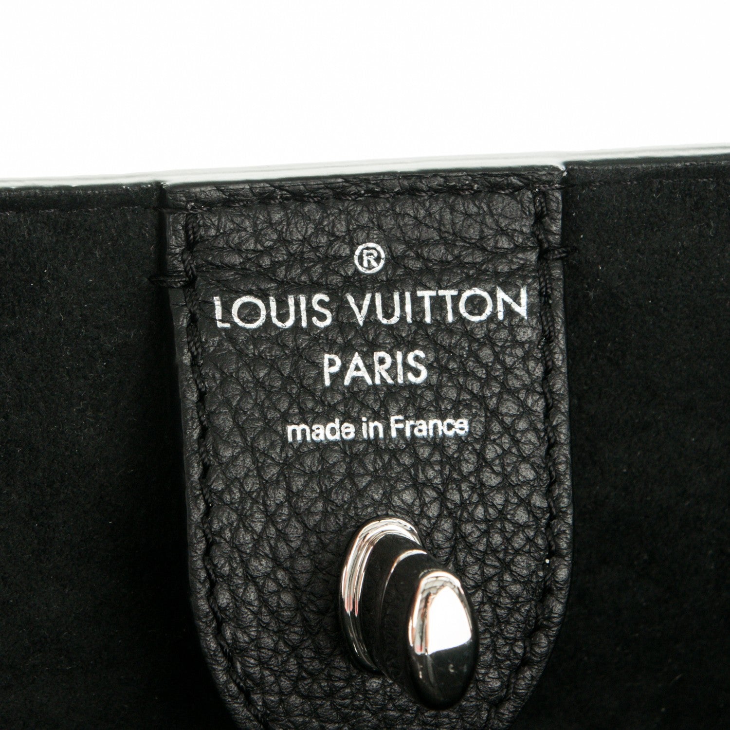 Louis Vuitton Calfskin Lockme Cabas Black 6 of 6