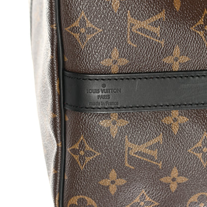 Louis Vuitton Monogram Macassar Keepall Bandouliere 45 6 of 13