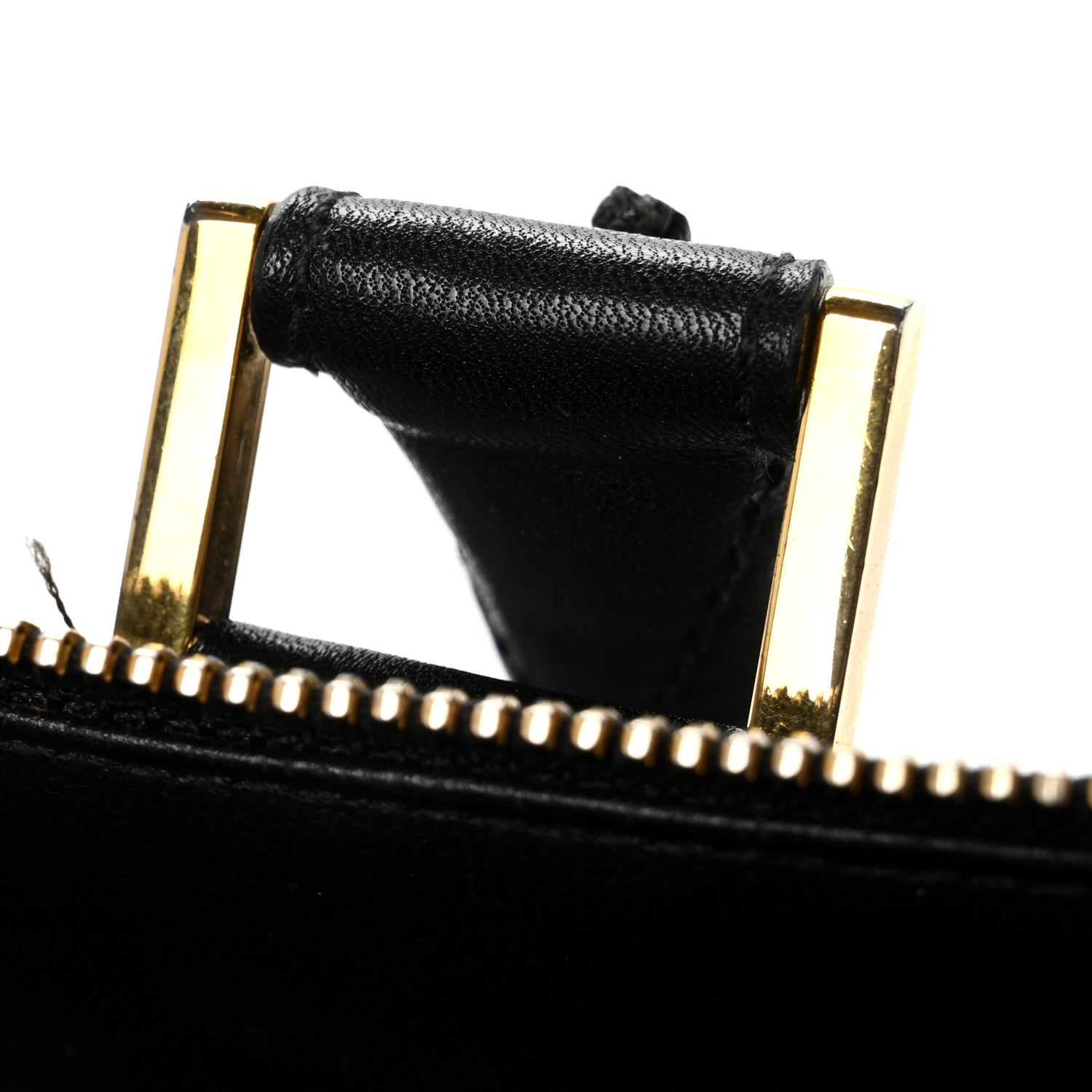 Chanel Calfskin Stitched Duffle Travel Bag Black 9 of 12