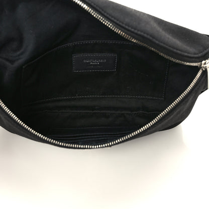 Saint Laurent Canvas Monogram Belt Bag Black 5 of 9