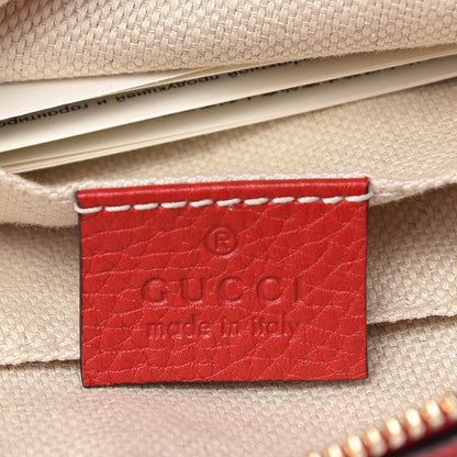 Gucci Pebbled Calfskin Small Soho Disco Bag Tabasco Red 6 of 10