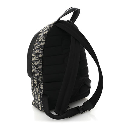 Christian Dior Oblique Calfskin Rider Kid's Backpack Beige Black 3 of 10