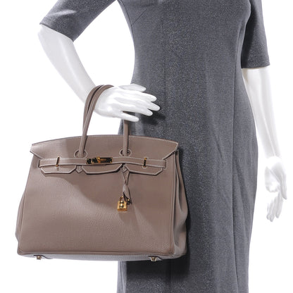 Hermes Togo Birkin 35 Etoupe 2 of 10