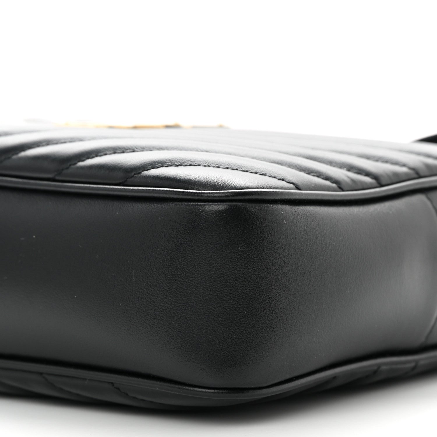 Saint Laurent Calfskin Matelasse Monogram Lou Camera Bag Black 10 of 11